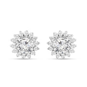 Solitaire Nakshatram 925 Silver Stud Earrings
